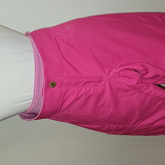 Nike Sphere Dry pink active midrise waist ribbed cargo pants womens size M - Picture 2 of 8